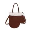 Autumn and Winter New Korean Style Personalized Gloves Plush Bag Trend One-shoulder Messenger Bag
