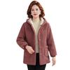 2025 New Plush Double-Sided Cotton Jacket for Middle-aged and Elderly Women