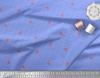 Soimoi Blue Japan Crepe Satin Fabric Berries & Dots Fabric Prints By metre 42 Inch