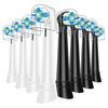 8 Replacement Brush Heads for Braun iO Compatible with iO and 10 Braun Electric Bristles Thoroughly Remove Oral-B Oral-B 2, 3, 4, 5, 6, 7, 8, 9,