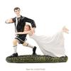 Topper divertenti per torta nuziale Bambole Romantici Sposi Figure Stand Topper Decorazioni Forniture Sposarsi Statuetta in Resina