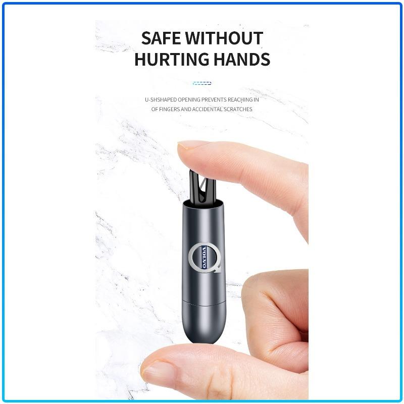 For Volvo XC90 XC60 XC70 XC40 V90 V60 V40 C70 C30 S80 Car Logo Car Safety Hammer Emergency Window Breaker Seat Belt Cutting Machine