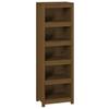 VidaXL Bookcase Honey Brown 50x35x154 Cm Solid Pine Wood 821717
