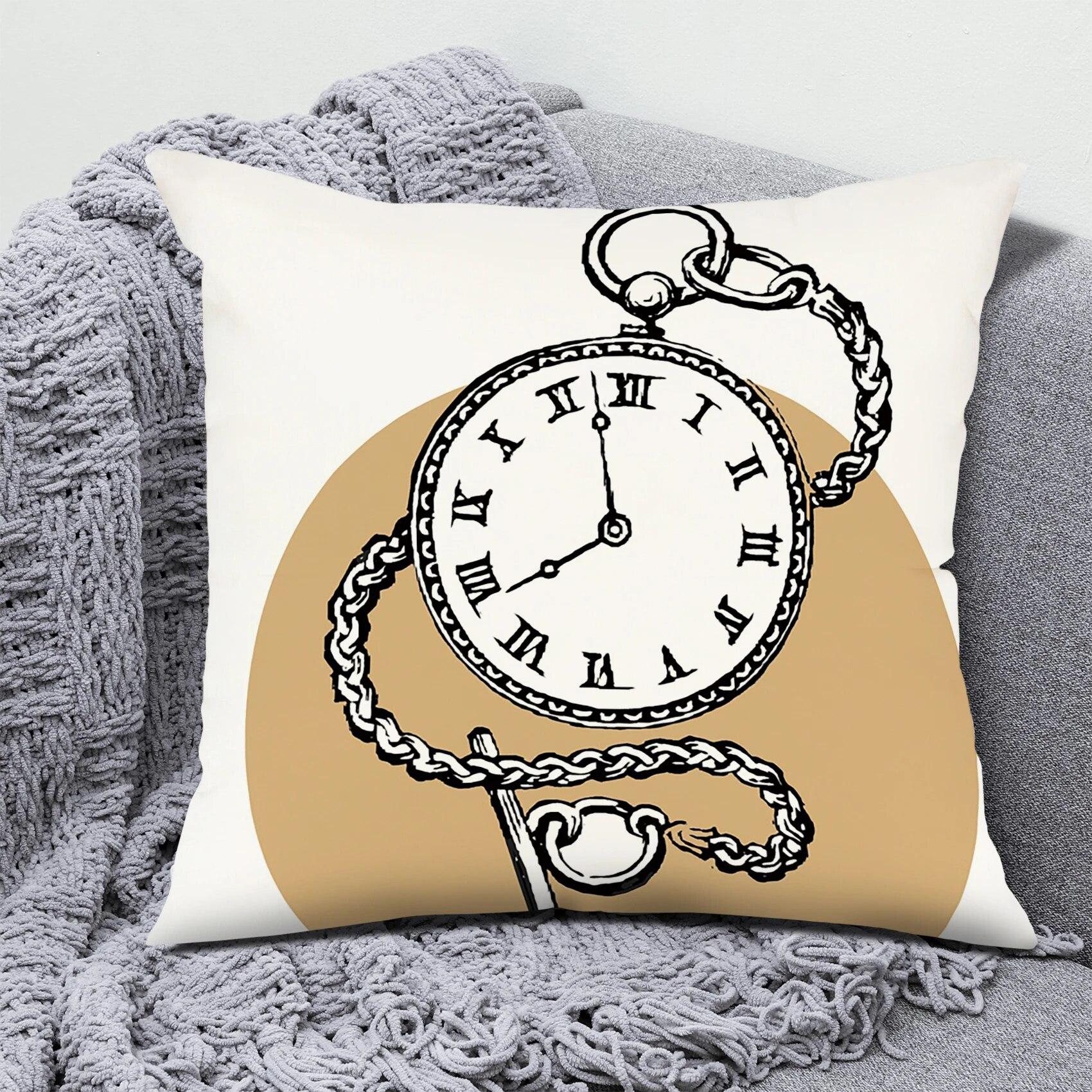 

Абстрактное украшение для гостиной, дома, квадратная наволочка, винтажный диван с росписью 40x40cm