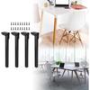 Uevmo Folding Table Legs, Coffee Table Stand, Sofa Legs, Iron Metal, Extendable, Furniture Hardware Accessories, Portable, Stable, Replacement for Com