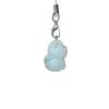 Cute Rabbit Keychain Pendant Cartoon Animal Shaped Keyrings Fashionable Flocking Key Rings Jewelry for Backpacks