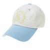 Allincomplete Round Logo Ballcap   White Block
