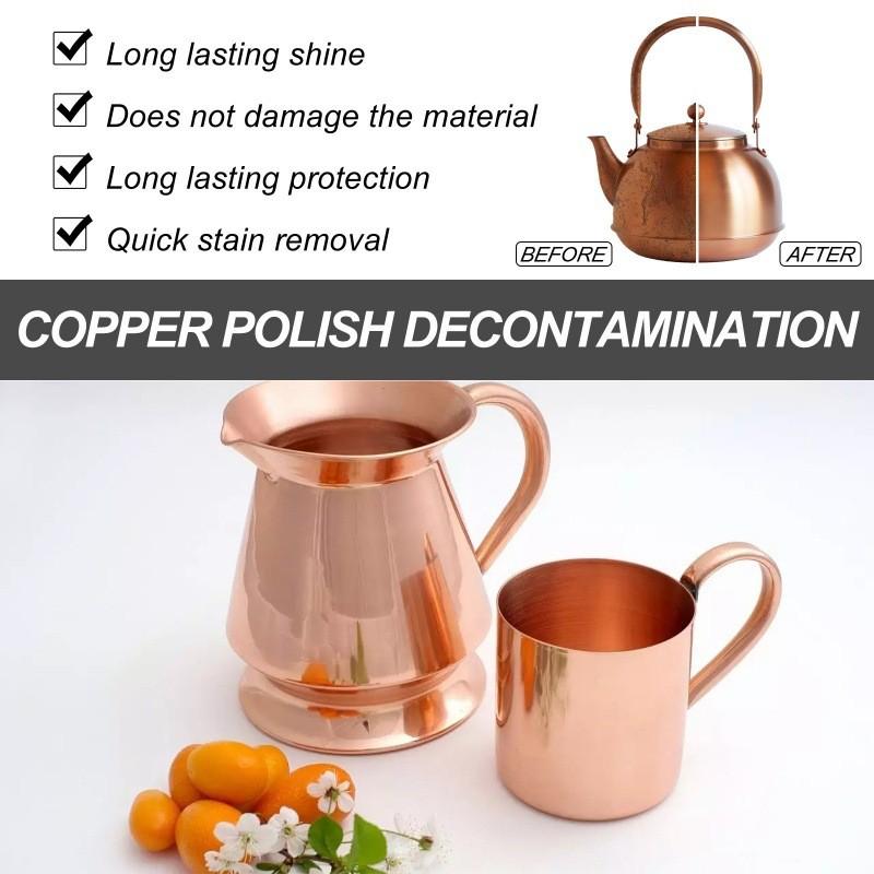 Jaysuing Copper Cleaning Solution Effective 100ml Agent For Rust And Oxidation On Brass And Bronze