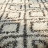 Shaggy Living Room Rug DECOR Non-slip Soft Fluffy Fashionable 120x170 White Cube