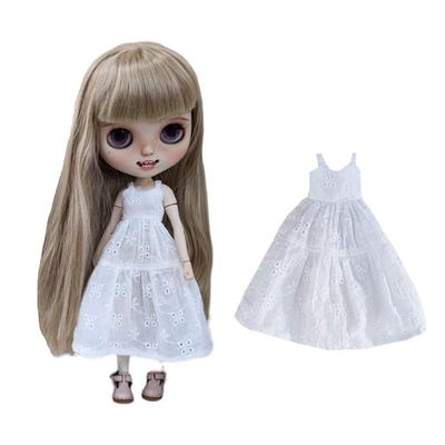 Rakulifey Blythe Jumper Fits Obitsu 24 2 Colors Outfit, Dress, Skirt, Dolls, (White)