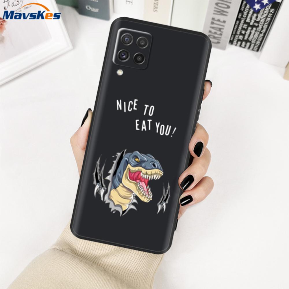 For Samsung Galaxy M22 Case SM-M225FV Black Bumper Soft TPU Cover For Samsung M32 4G M325FV Case Silicone M 22 M 32 Fundas Cute