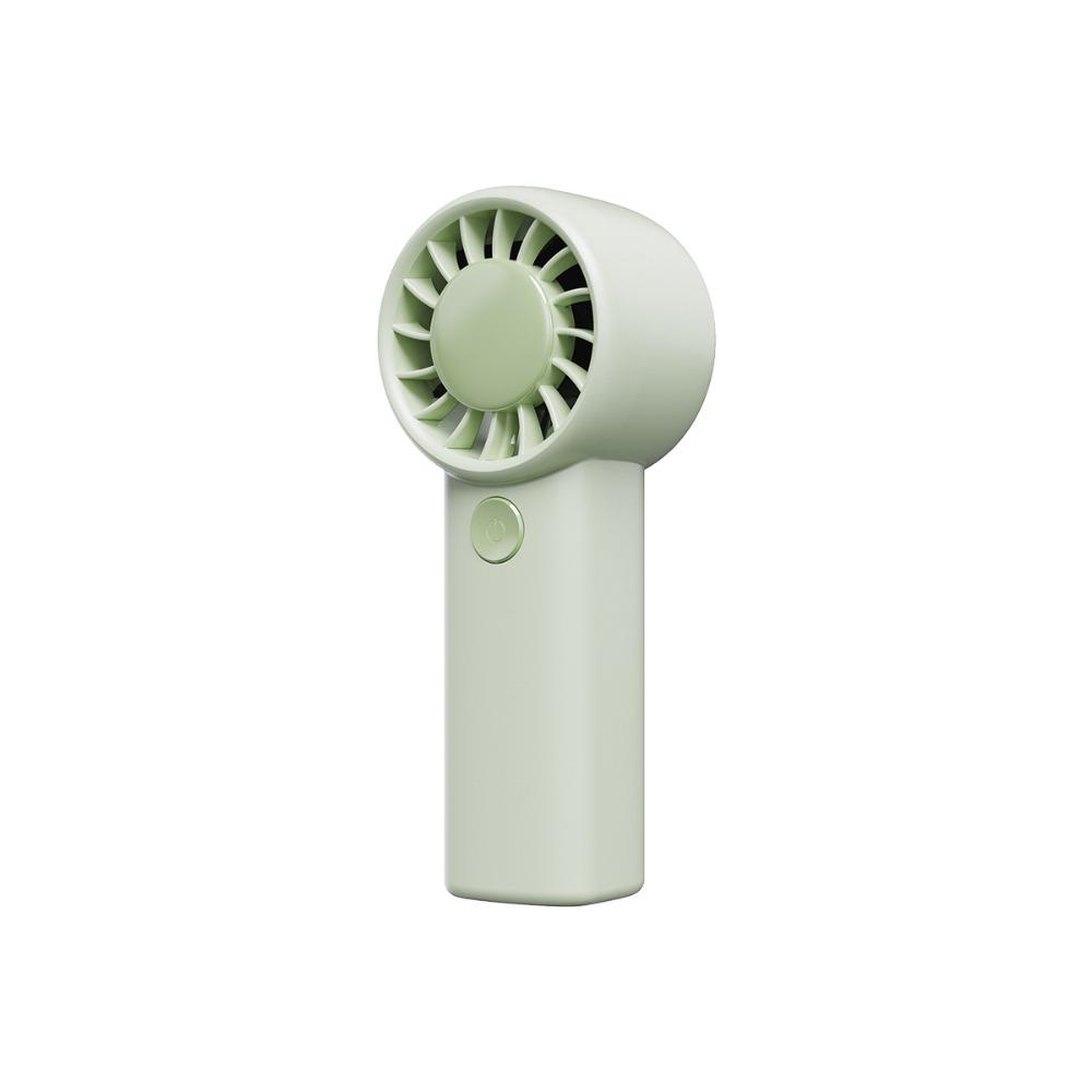

LED Digital Display Mini Fan 3 Speed Rechargeable Fan Mini Portable Handheld Fan Outdoor Use зелений