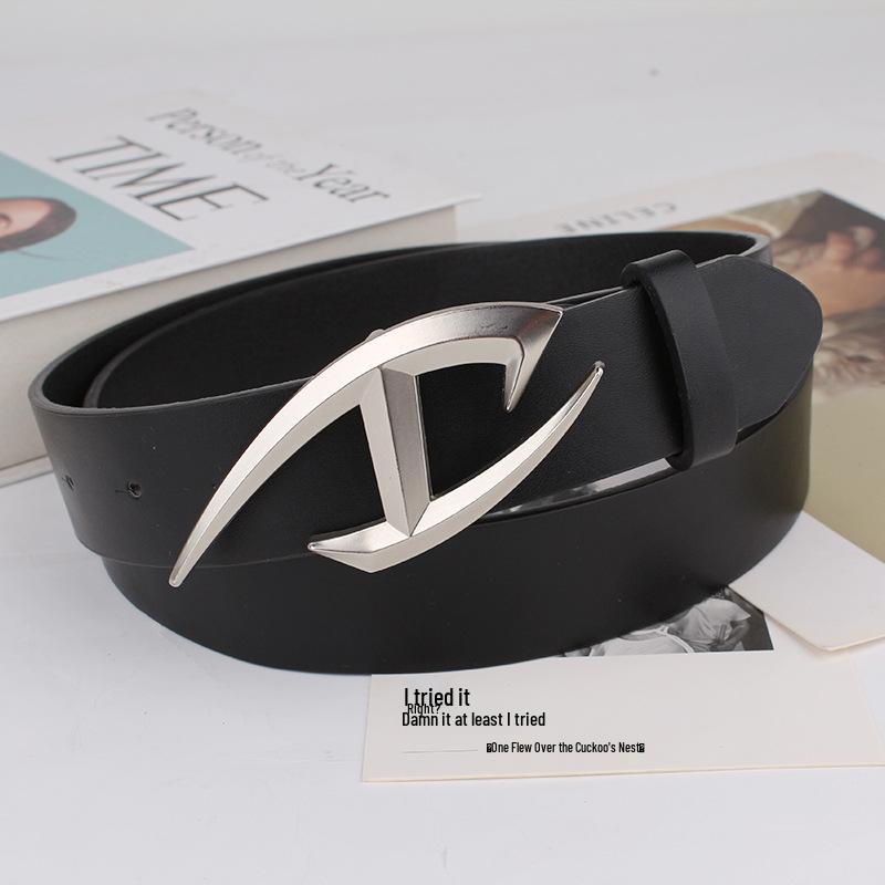 Trendy Retro Moon Metal Belt - Futuristic Unisex Fashion Accessory