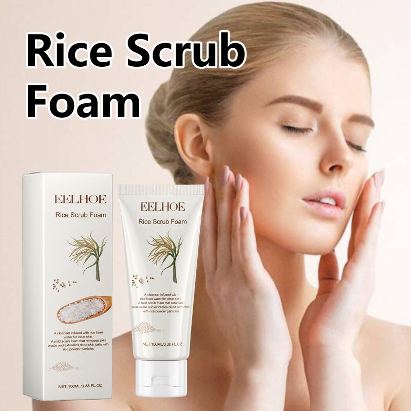 

Eelhoe Rice Whitening And Brightening Facial Cleanser Deeply Cleanses Repairs Skin Reduces Facial Dullness Whitens Complexion one size