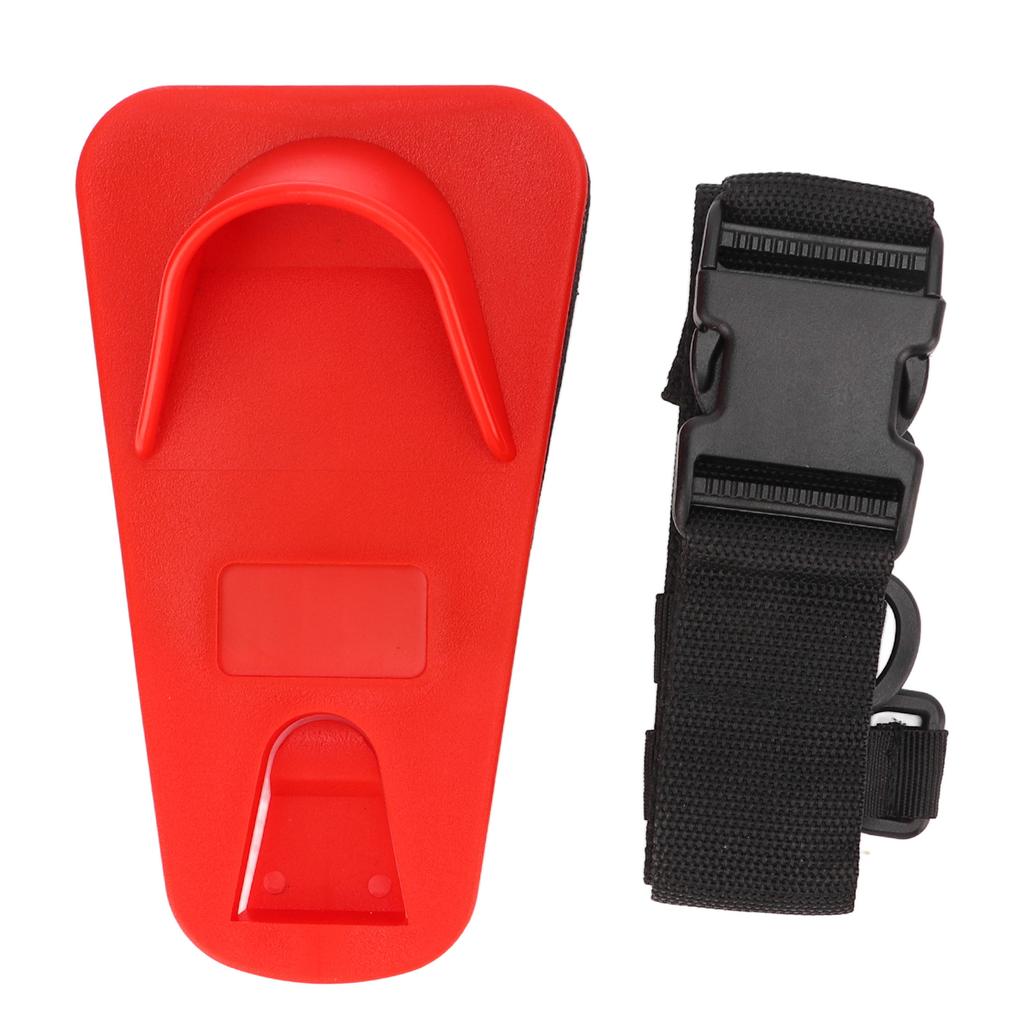 Fishing Belly Top Belt Fishing Waist Rod Holder Belt for Freshwater Saltwater Red
