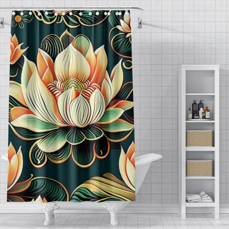 Home Duschvorhänge für Badezimmer Wasserdichter Stoff Moderner Nordischer Stil Badezimmervorhänge Duschvorhang 180X200 240X180 Aaaa