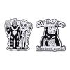 3-10pcs/set Cute Animal Enamel Pins Pet Dogs Raccoon Red Eared Rabbit Panda Brooches Lapel Badge Funny Jewelry Gifts for Friends