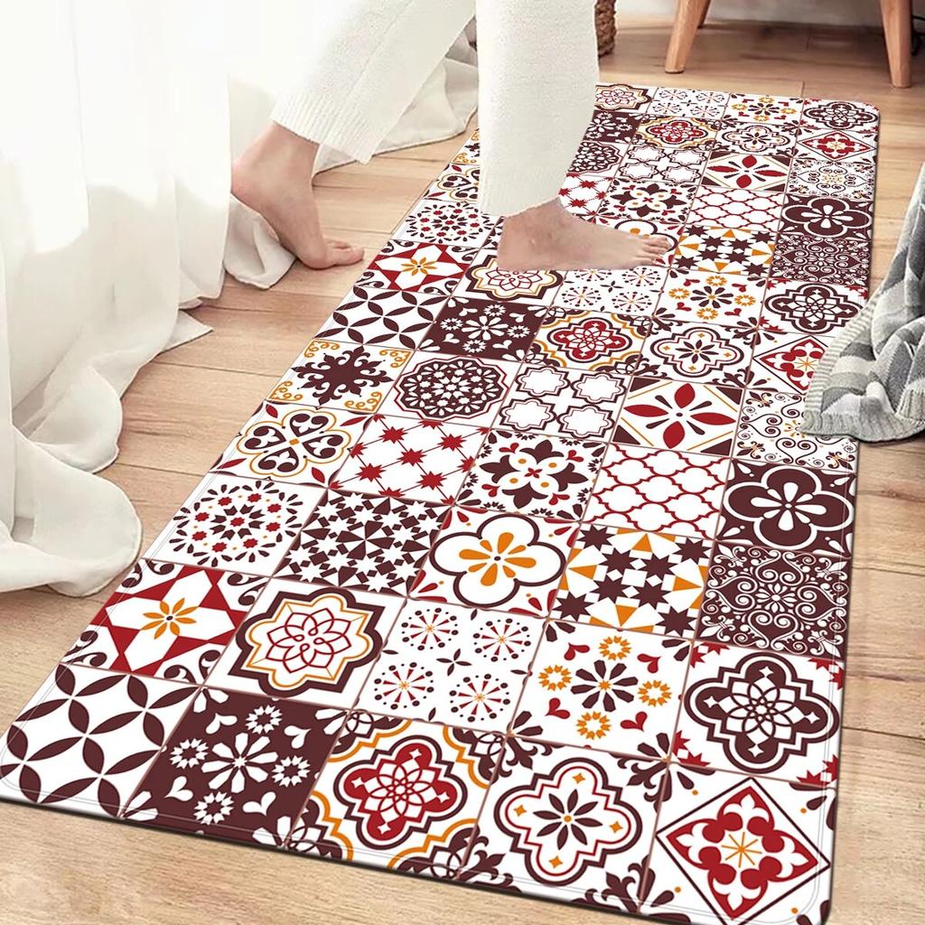 Mandala Patchwork Bedroom Carpet Bathroom Non-Slip Floor Rugs Used In Living Room LaundryRoom Kitchen Home Decoration Mat