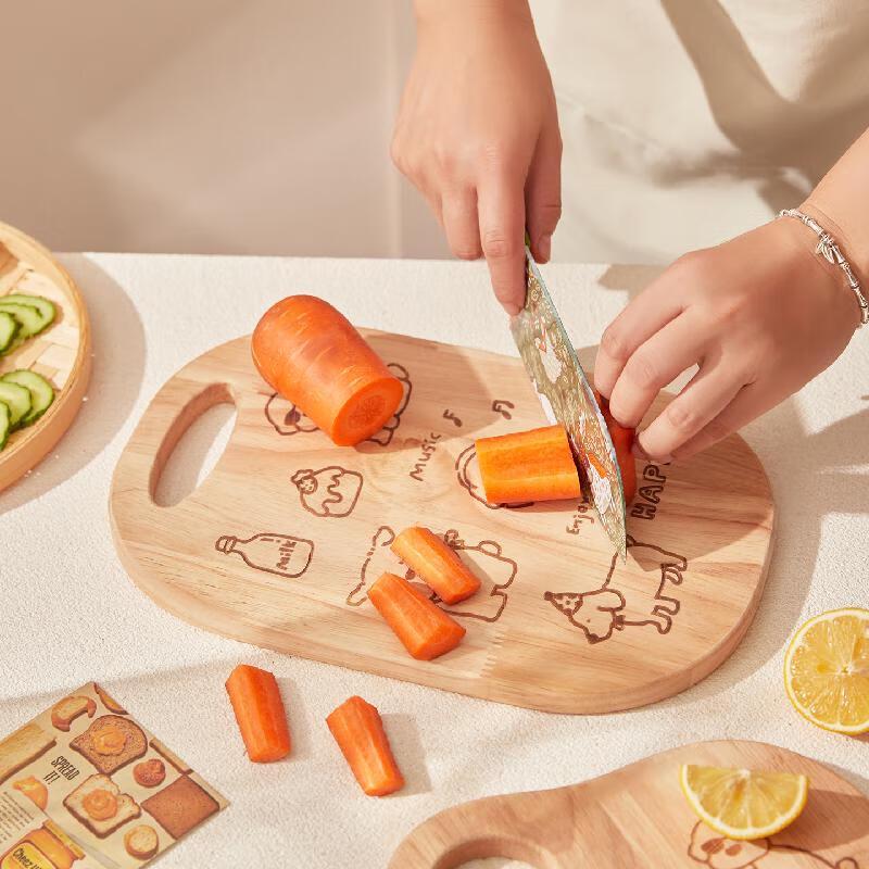 IBOER Wooden Cartoon Cutting Board