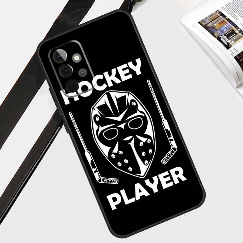 Ice Hockey Player Case For Samsung Galaxy A55 A35 A15 A56 A36 A26 A16 A06 A54 A34 A14 A12 A22 A32 A52 A13 A53