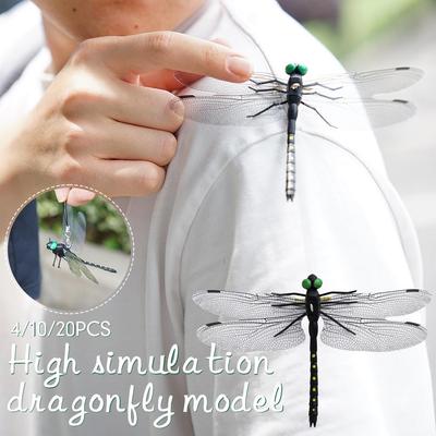 Simulations Libellen-Insektenmodell Mückenschutz Outdoor Hängende Ornamente Realistische Insekten Libellenmodell Für Garten Bauernhof
