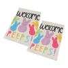 2Pcs Easter Garden Flag Polyester Weatherproof 2 Sided Decorative Bunny Yard Flag for Patio Terrace