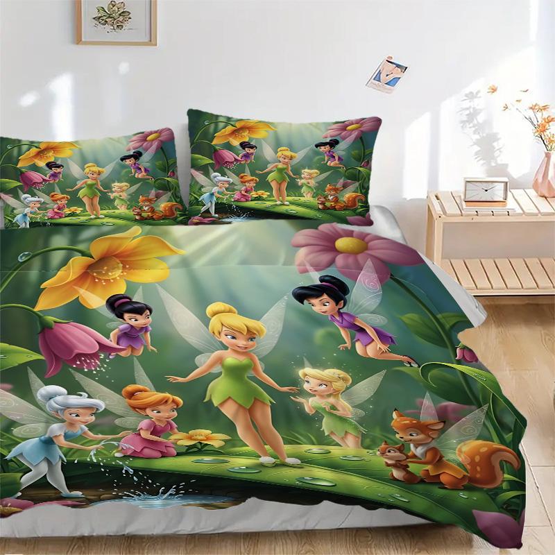 Fairy Garden Adventure Print 3Pcs Bedding Setduvet Cover With 2 Bedropillowcase Home Birthday Gift