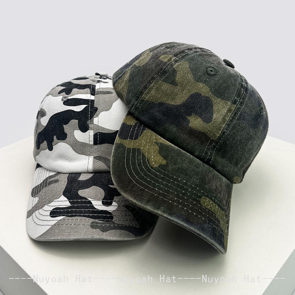 Baseball Style American Camo Street Urban Women  Men For Neutral Gender Fresh Caps Peaked Hats Sunshade Retro Versatile Personal Sports Fashion