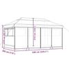 VidaXL Pop-up Folding Party Tent with 4 Sidewalls, Tent, Awning Tent, Gazebo Awning, Tent 4004956