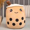 25-70cm Cartoon Fruit Bubble Tea Cup pillow stuffed soft Drink Apple Milk Tea back cushion fast food gifts for kids birthday