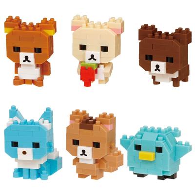Nanoblok Mininano Rilakkuma vol.2 (BOX) NBMC_36S 1BOX = 6 kusů, celkem 6 typů