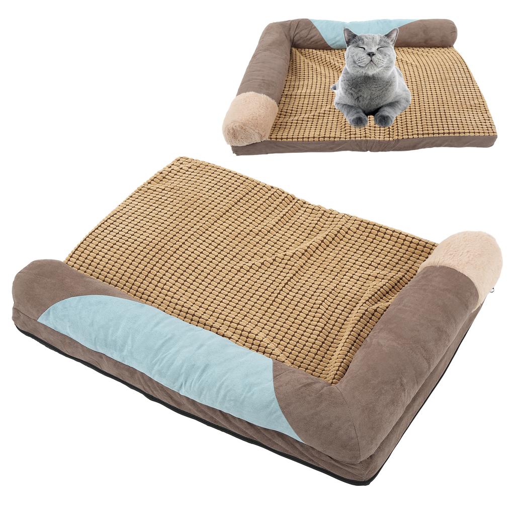 Soft Pet Dogs Beds Autumn and Winter Warm Sofa Bed Removable and Washable for Small and Medium Sized Dog Cat