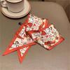 Multifunctional Flower Printed Hair Band Headwear Scarves 6.5cm*90cm