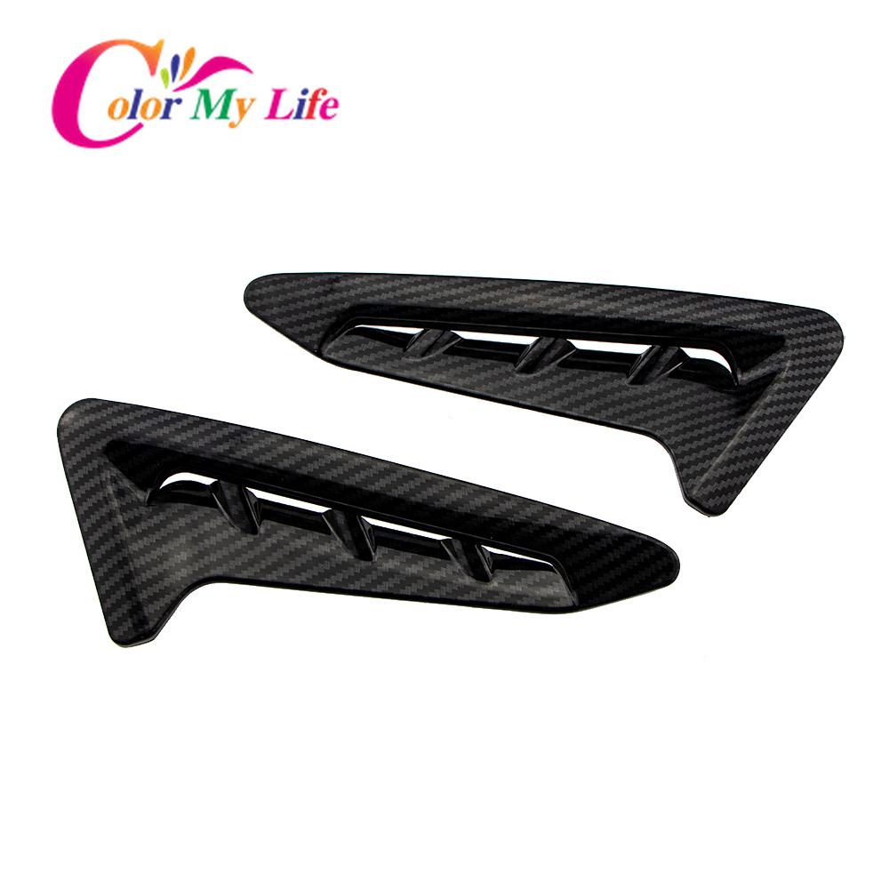 Color My Life Car Side Fender Cover for BMW X3 X4 G01 G02 2018 -  Shark Gills Flow Air Vent Trim Sticker