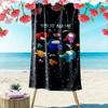 Among Us Custom Name Print Beach Towel, Large Soft Quick Dry Towel for Beach Camping Swimming