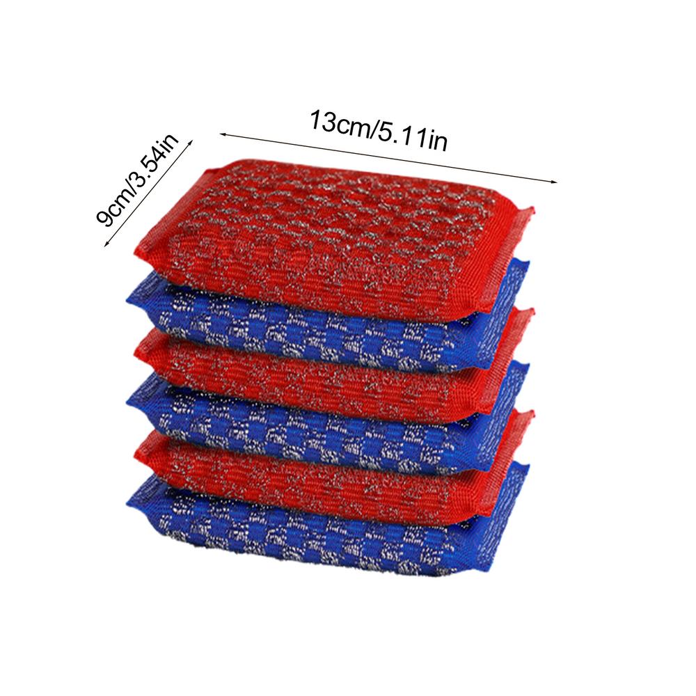 

Household sponge cleaning dishwashing brush kitchen sponge double-sided dishwashing cleaning brush for home cafe kitchen