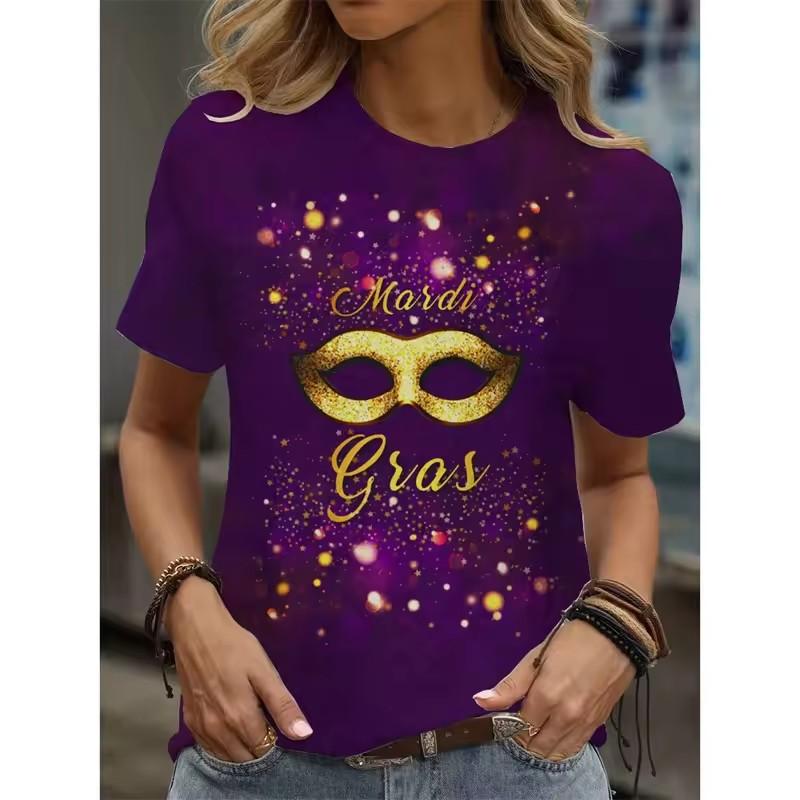 Sweet Strawberry 3D Print Women's T-Shirt - Round Neck, Soft Fabric, Casual Comfort Fit Top