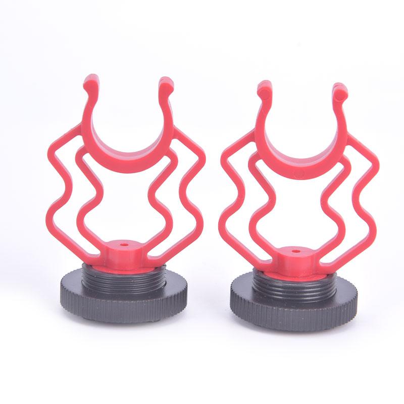 Universal Shock Mount Cold Shoe Mount Adapter Abs Plastic Microphone