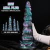 New Super Big Anal Plug Spiral Alien Dildo Soft Silicone Huge Butt Plug G Spot Stimulator Prostate Massage Anal Dilator Trainer Sex Toys Women Men 18+
