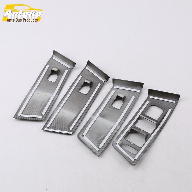 18 Tange Glass Lift Switch Sequins: Window Lift Armrest Decorative Frame Sticker