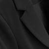 Mode Herbst Neue Blazerjacke Damen Lässig Taschen Langarmjacke Arbeitsanzug Mantel Büro Dame Einfarbig Schlank Schwarz Blazer