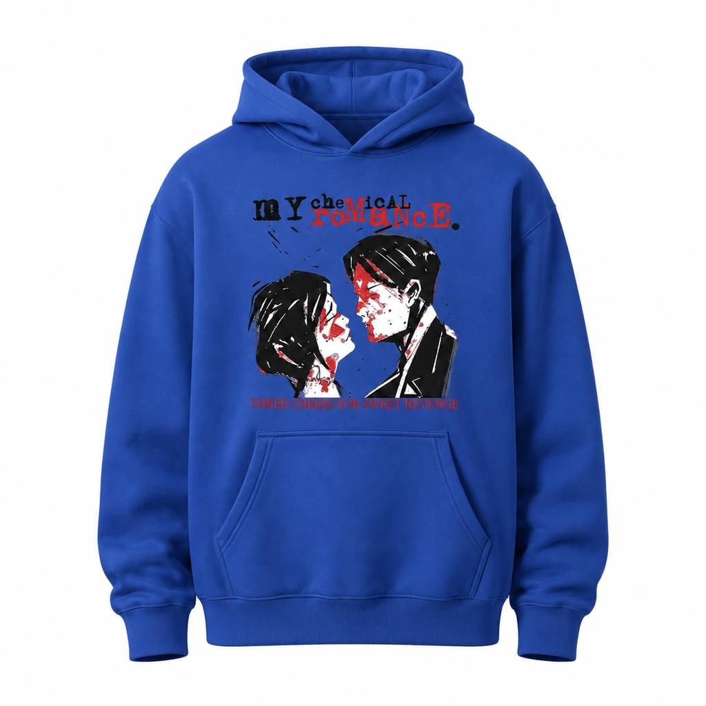 My Chemical Romance Autumn Winter Casual Emo Band Men Hooded Sweatshirt Women Boys Coat Top Parent Child Kid 's Cotton Hoodie