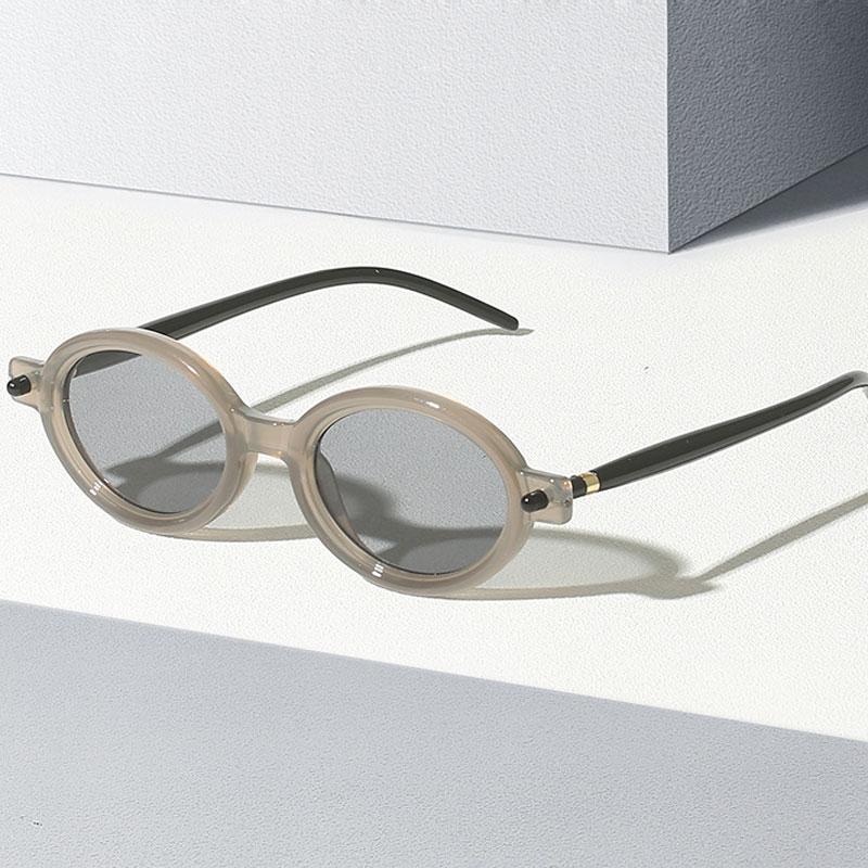 Fashion Oval Sunglasses For Men Women Retro Small Frame Punk Eyewear Luxury Brand Designer Sun Glasses
