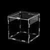 Reptile Terrarium Transparent Reptile Breeding Carrier Lightweight Acrylic Large Feeding Tarantula Habitat Box For Small Animals