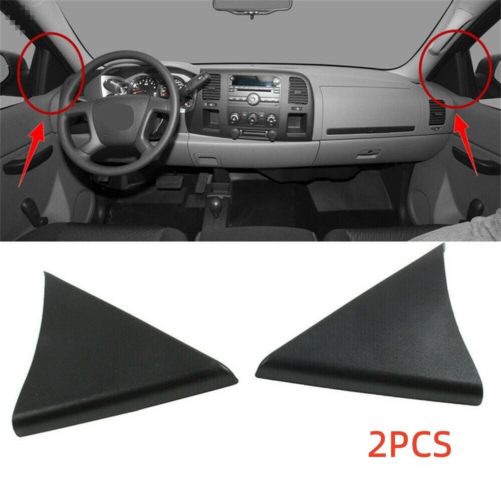 2x Front Door Upper Trim Panel For Chevrolet Silverado Suburban Tahoe GMC Sierra