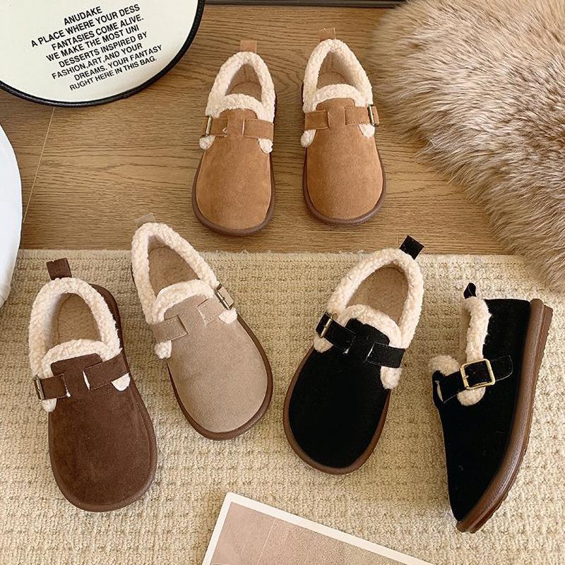 Autumn Winter Women Shoes Casual Flat Shoes Women Moccasins Soft Loafers Fashion Warm Plush Shoes