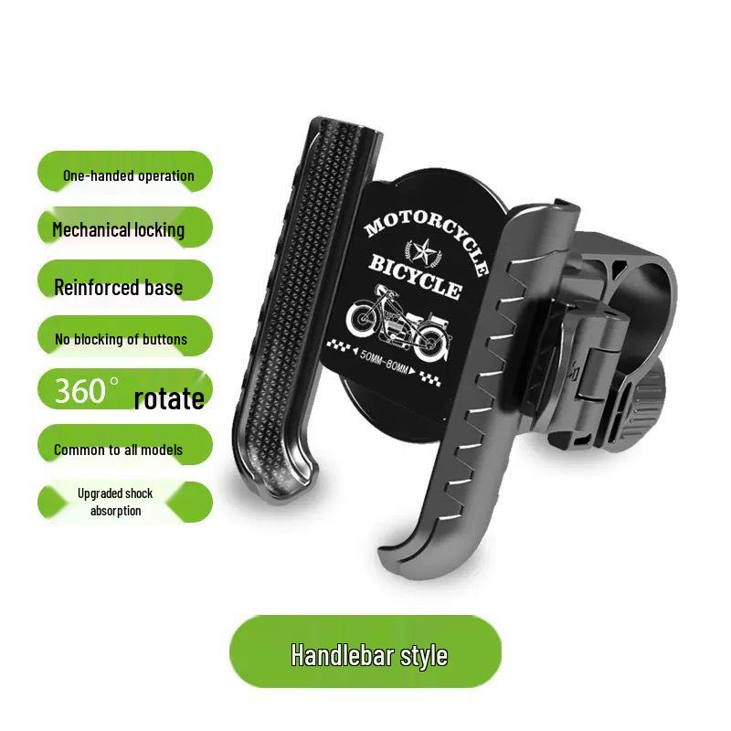 

Electric Scooter/Bike Phone Holder for Navigation, Rearview Mirror & Handlebar Mount