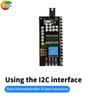 PCF8574 Expansion Board I2C Interface for LCD1602/2004 Black PCB with Adjustable Contrast & Backlight