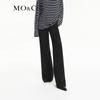 MO&Co. Women's High-Waist Pleated Wool Blend Casual Pants