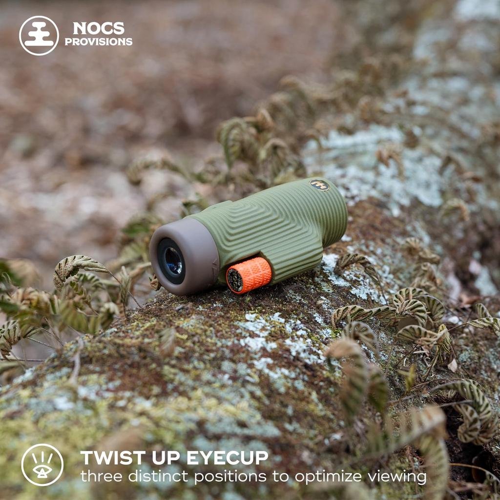 Nocs Provisions Monocular Zoom Tube 8x 32mm Aperture Juniper Green Two Colorful Compact Outdoor Sports Watching Live NOC-ZTU-BL3